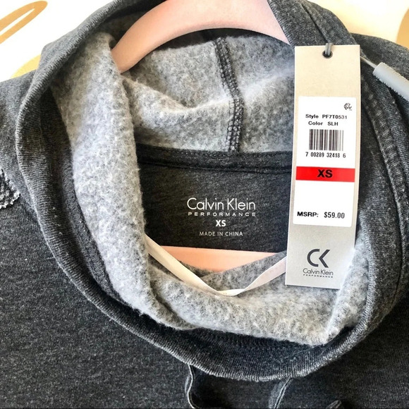 NWT Calvin Klein Sharkbite Cowl Neck Pullover. - Picture 6 of 8